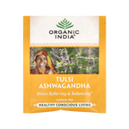 Organic India, Tulsi Ashwagandha Tea, Caffeine Free, 18 Infusion Bags, 1.27 oz (36 g)