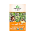 Organic India, Tulsi Turmeric Ginger Tea, Caffeine-Free, 18 Infusion Bags, 1.2 oz (34.2 g)