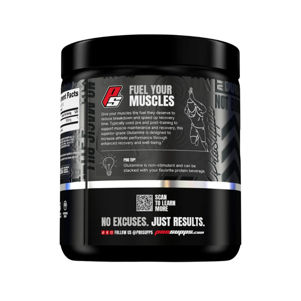PROsupps, Glutamine powder  5,000mg ,60 servings (309.18g)