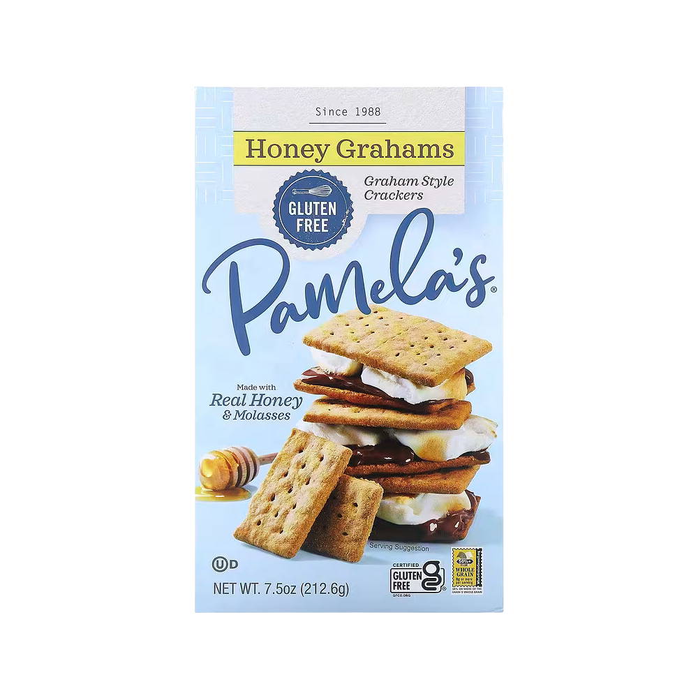 Pamela's Products, Honey Grahams, 7.5 oz (212.6 g)