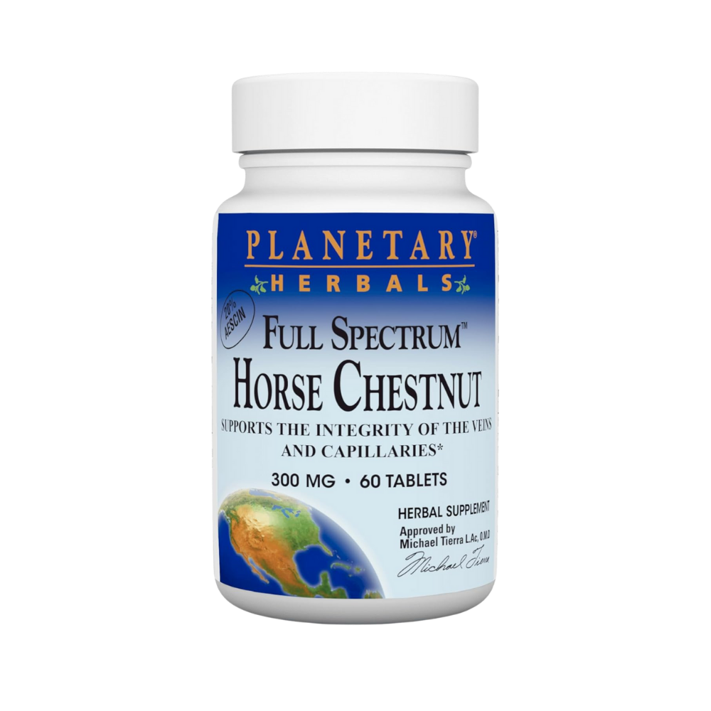 Planetary Herbals, Full Spectrum, Horse Chestnut, 60 Tablets
