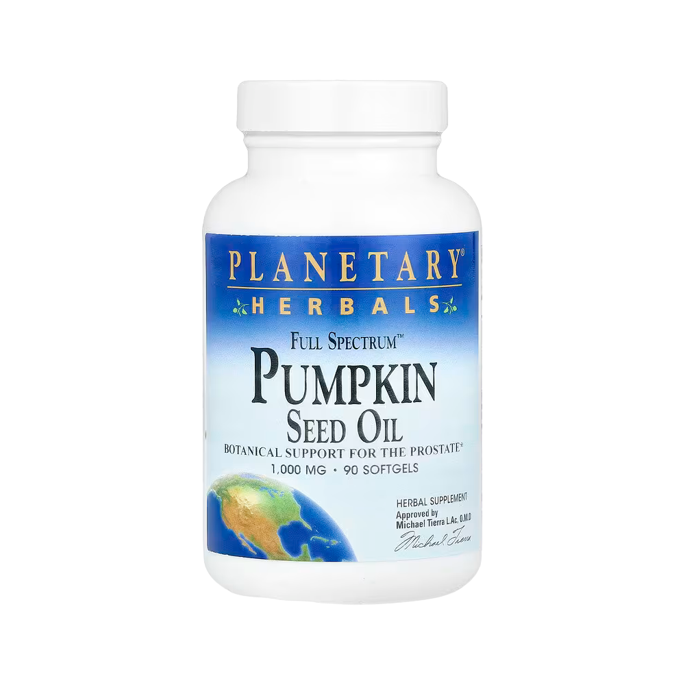 Planetary Herbals, Full Spectrum Pumpkin Seed Oil, 1,000 mg, 90 Softgels