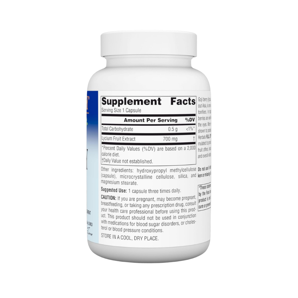 Planetary Herbals, Goji Berry Full Spectrum (700mg per Serving), 45 Vegetarian Capsules