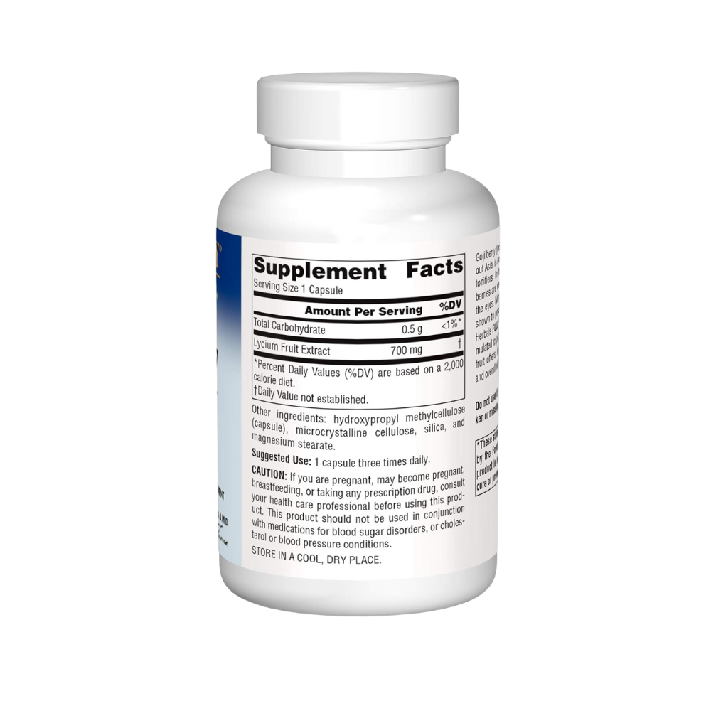 Planetary Herbals, Goji Berry Full Spectrum (700mg per Serving), 90 Vegetarian Capsules