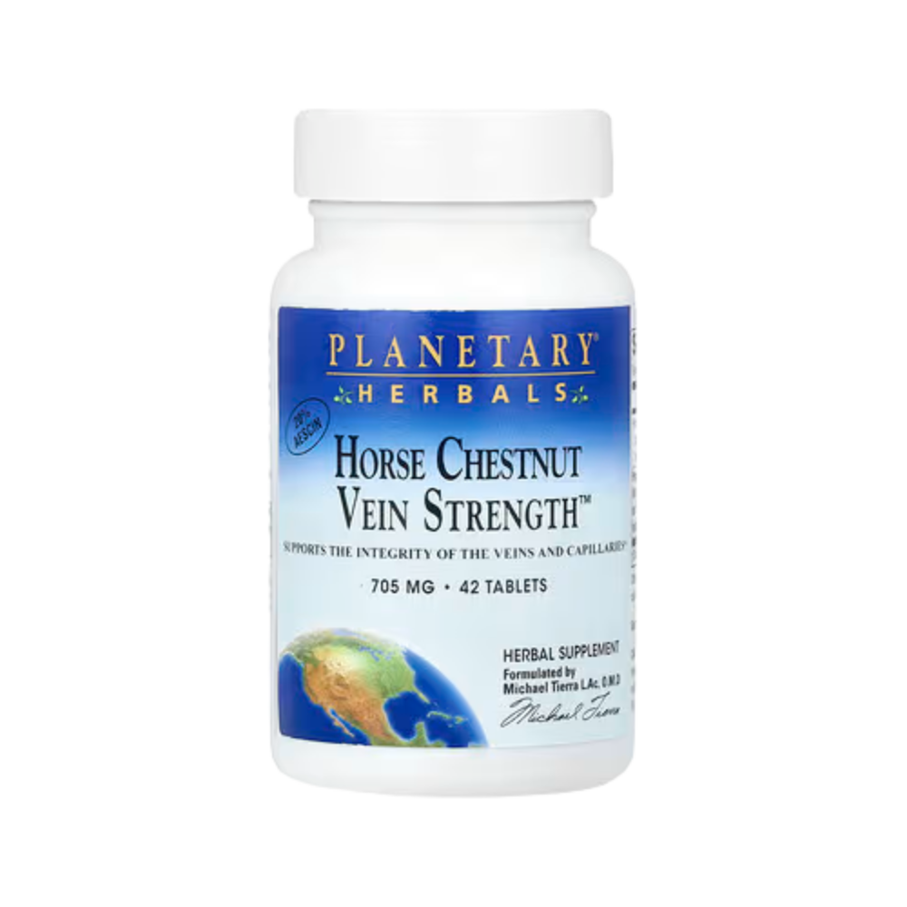 Planetary Herbals, Horse Chestnut Vein Strength, 42 Tablets