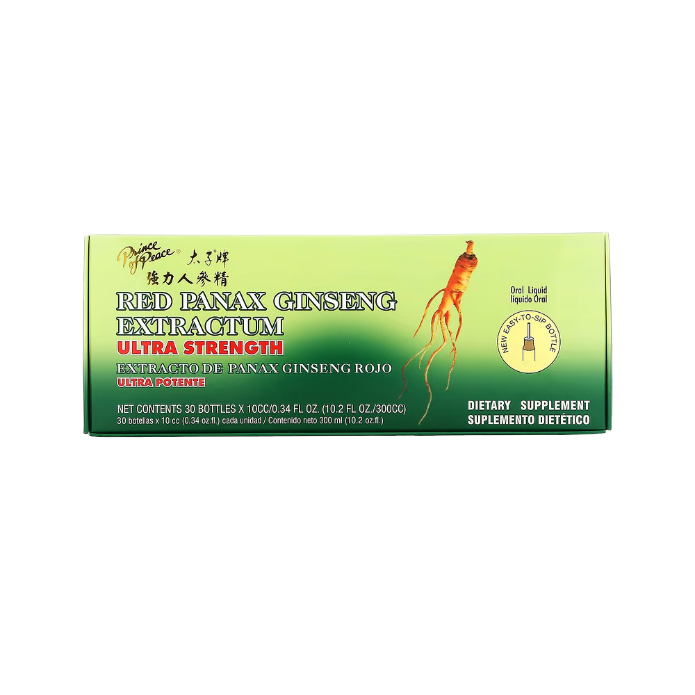 Prince of Peace, Red Panax Ginseng Extractum, Ultra Strength, 400 mg, 30 Bottles, 0.34 fl oz (10 cc) Each
