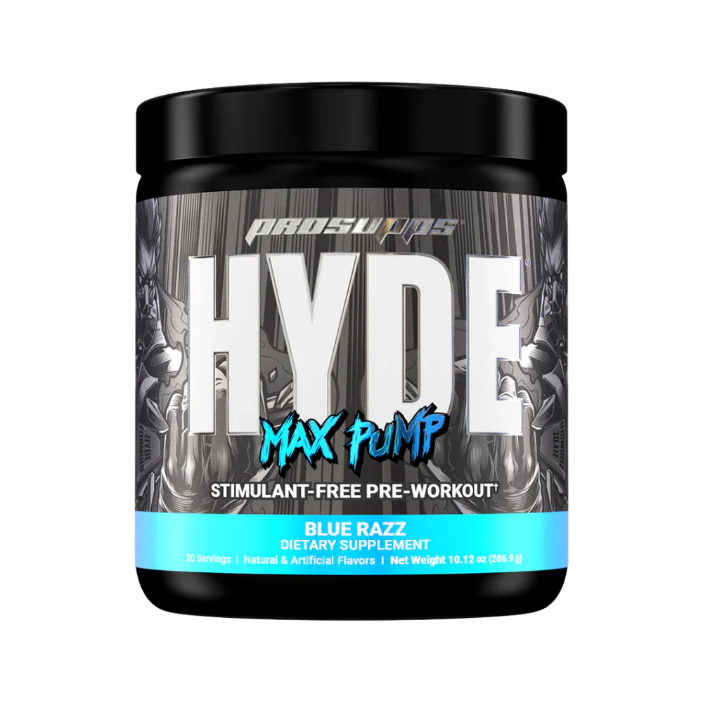 Prosupps, Hyde Max Pump, stimulant free pre-workout, unflavored, 8.78oz (248.9g)