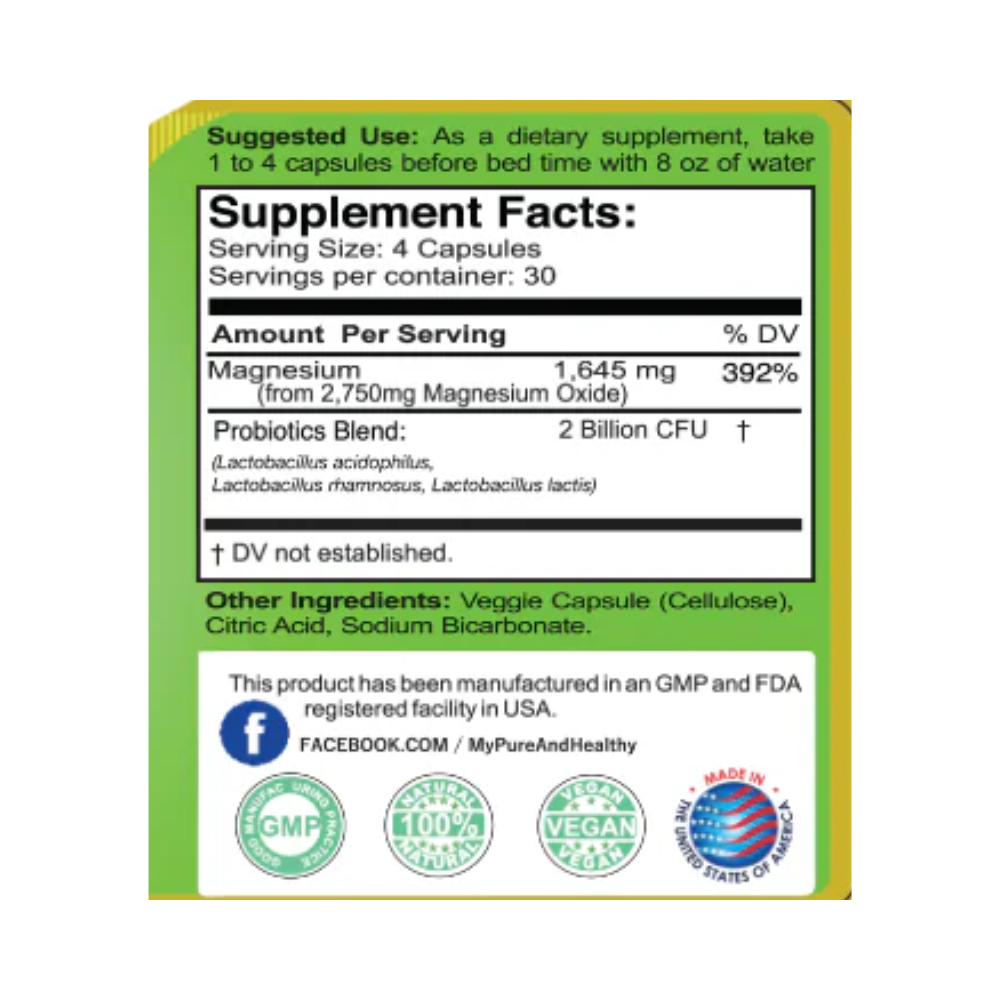 Pure & Healty, Oxybiotic, 120 Vegan Capsules