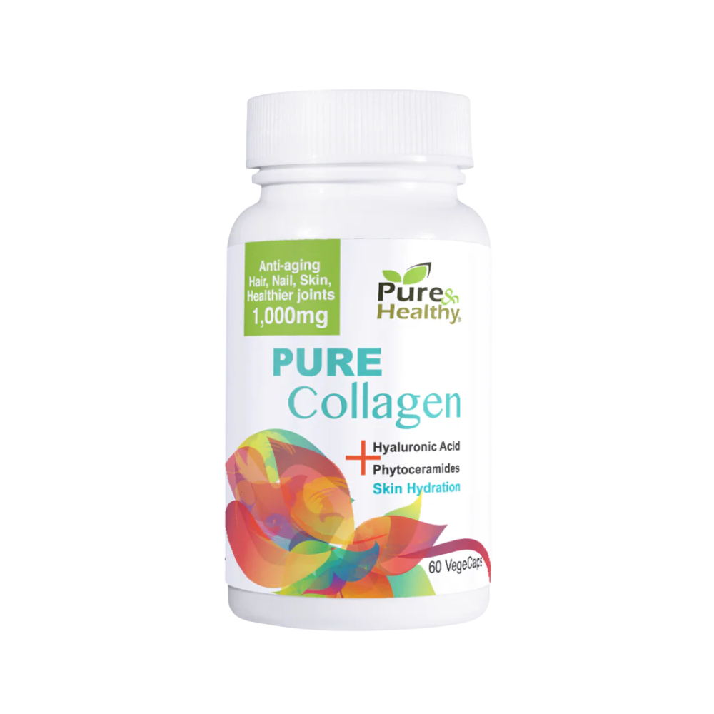 Pure & Healty, Pure Collagen + Vitamin A, 60 vegan capsules