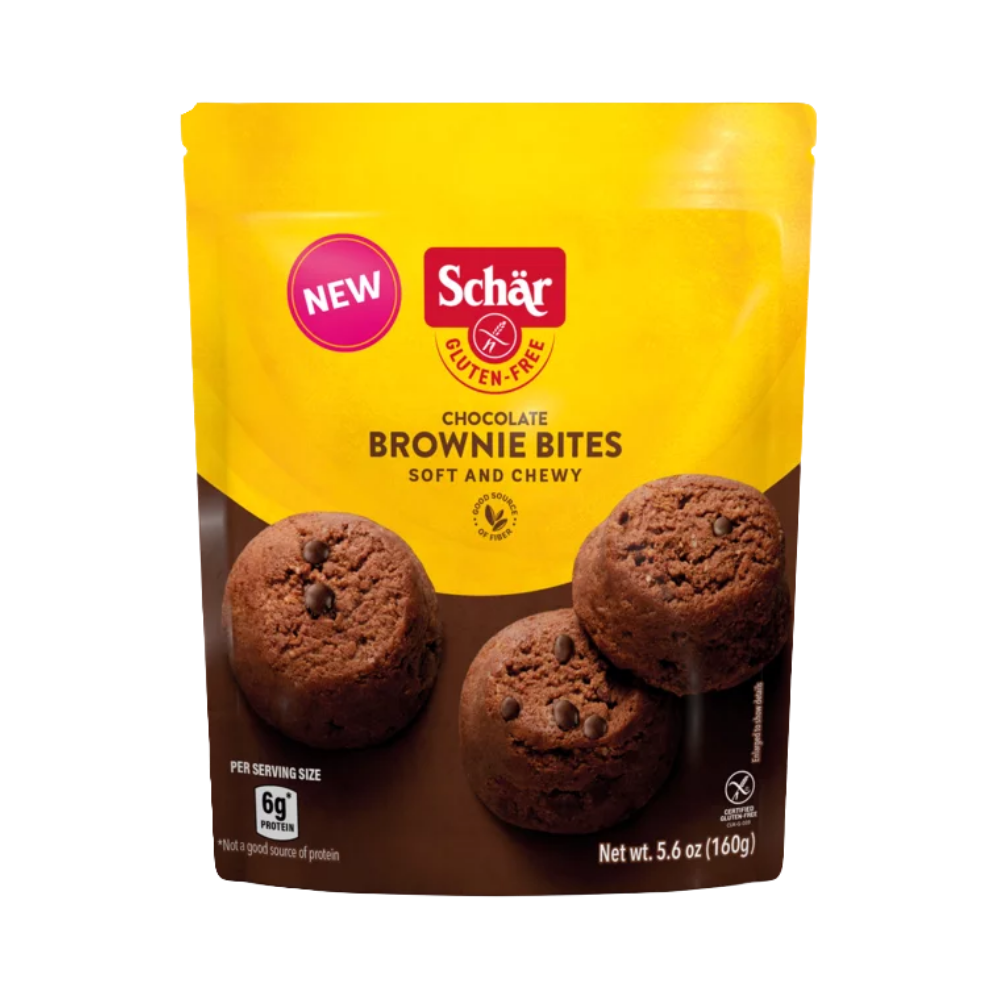 Schär Gluten free, Chocolate Brownie Bites Soft and Chewy, 5.6 oz