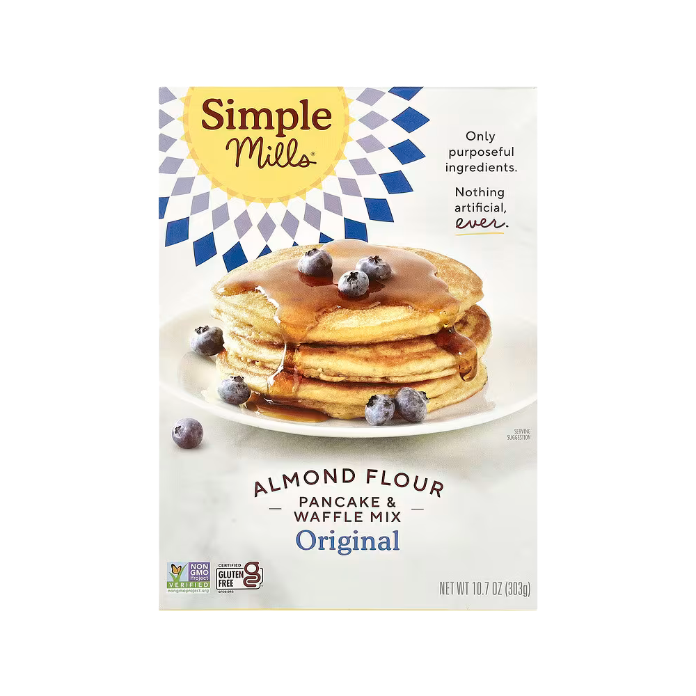 Simple Mills, Almond Flour Pancake & Waffle Mix, Original, 10.7 oz (303 g)
