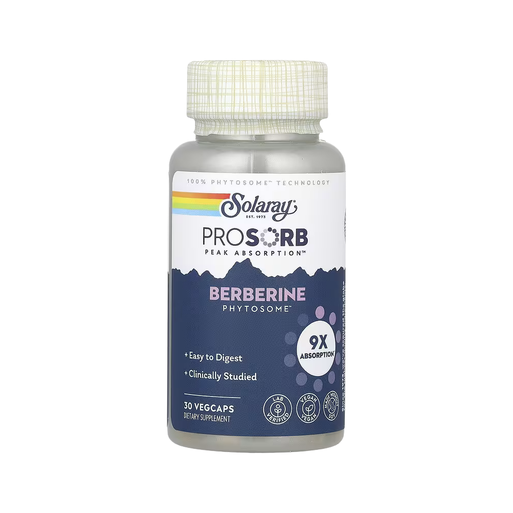 Solaray, Berberine Phytosome, 550 mg, 30 Vegcaps