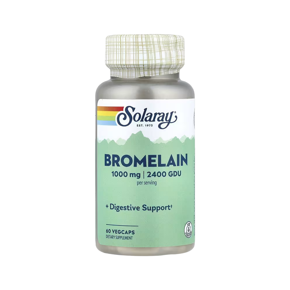 Solaray, Bromelain, 60 VegCaps (500 mg, 1,200 GDU per Capsule)
