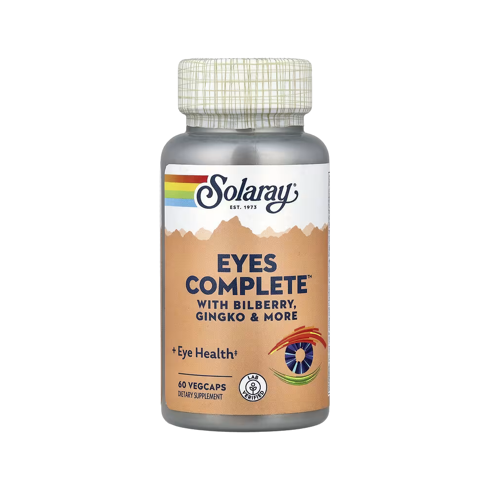 Solaray, Eyes Complete™ with Bilberry, Gingko & More, 60 VegCaps