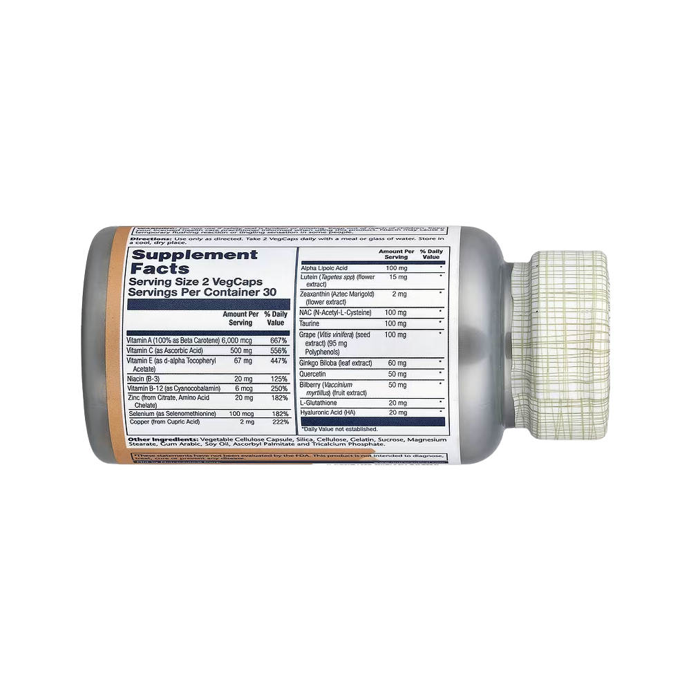 Solaray, Eyes Complete™ with Bilberry, Gingko & More, 60 VegCaps
