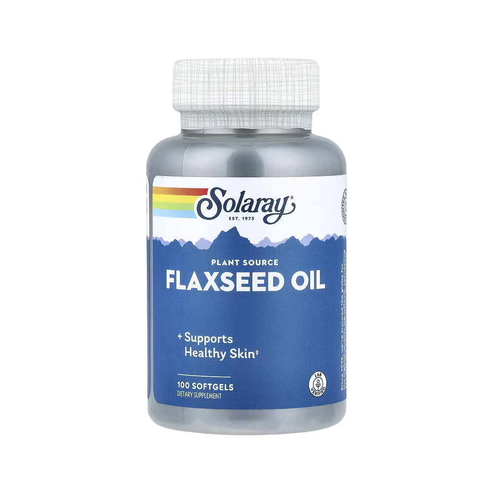 Solaray, Flaxseed Oil, 100 Softgels (1 g per Softgel)