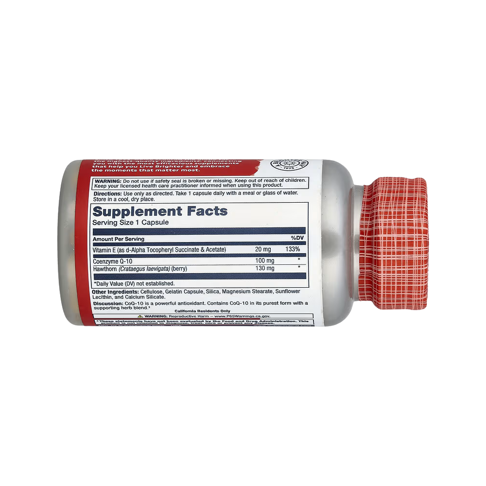 Solaray, Pure CoQ-10 With Hawthorn Berries , 30 Capsules