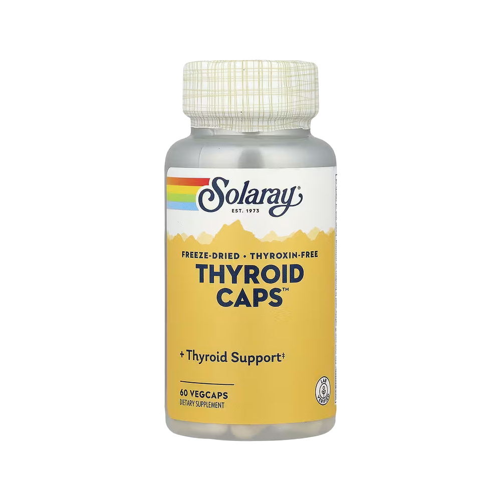 Solaray, Thyroid Caps, Freeze Dried, 60 VegCaps