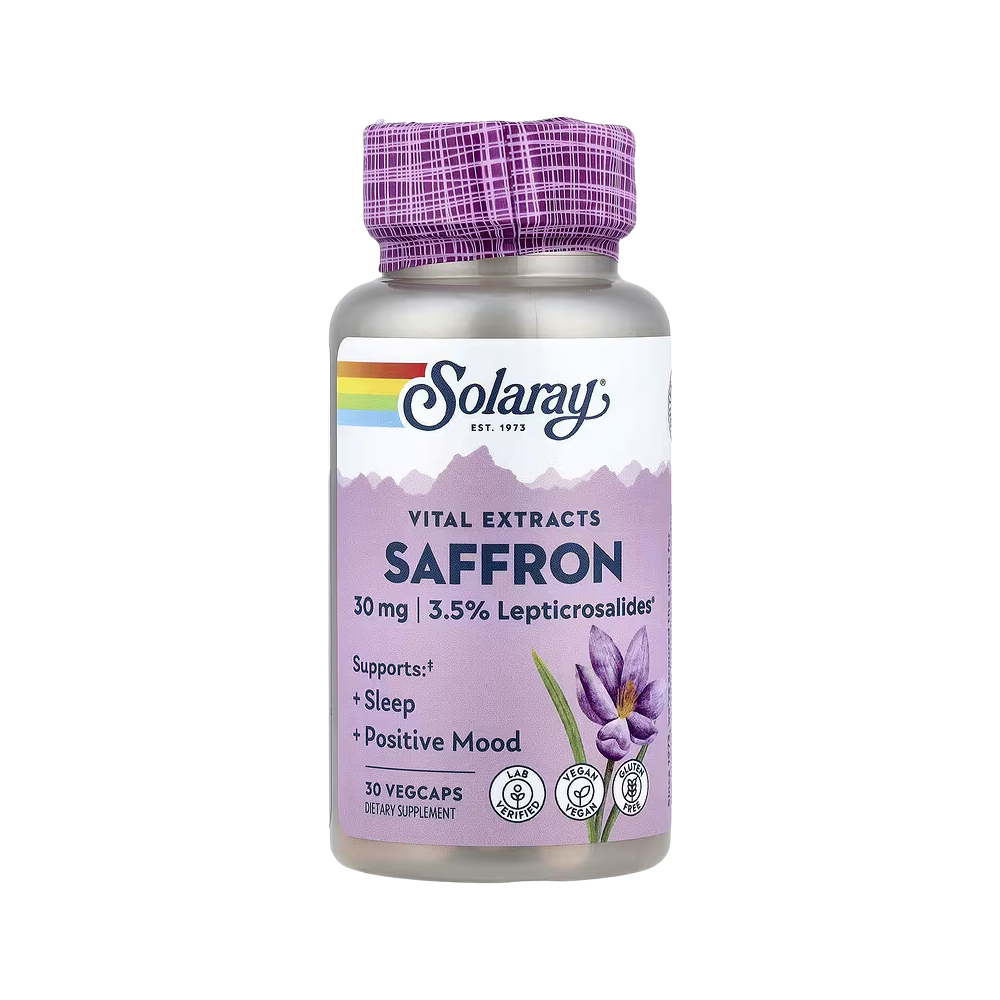 Solaray, Vital Extracts, Saffron, 30 mg, 30 VegCaps