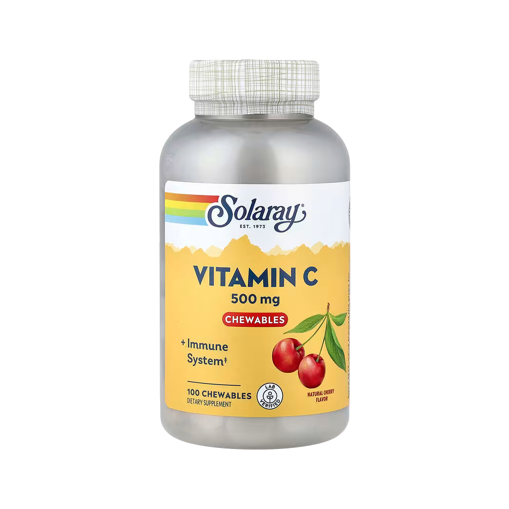 Solaray, Vitamin C Chewables, Natural Cherry, 100 Chewables