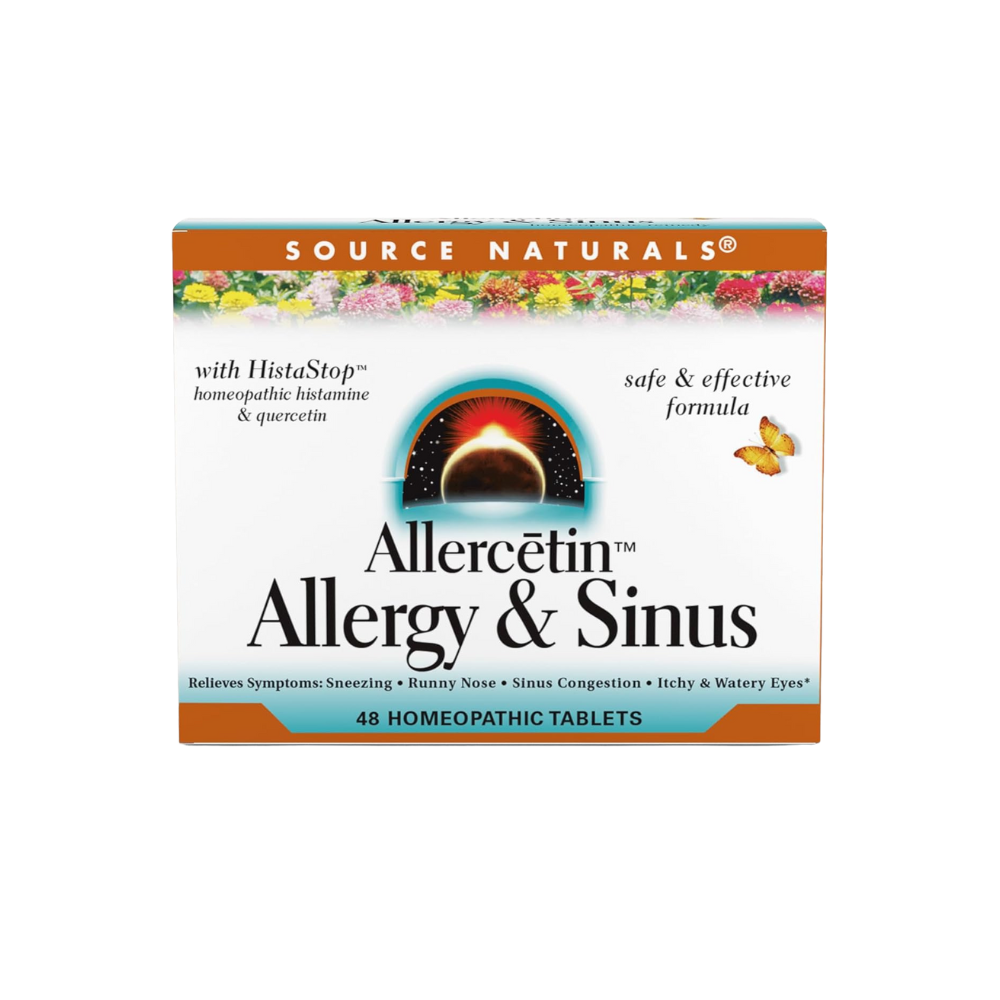 Source Natural, Allercetin Allergy & Sinus, 48 homeopathic tablets