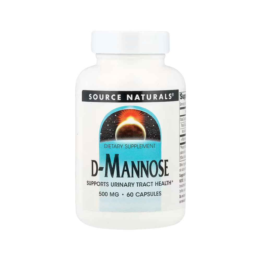 Source Natural, D-Mannose 500mg, 30 Capsules