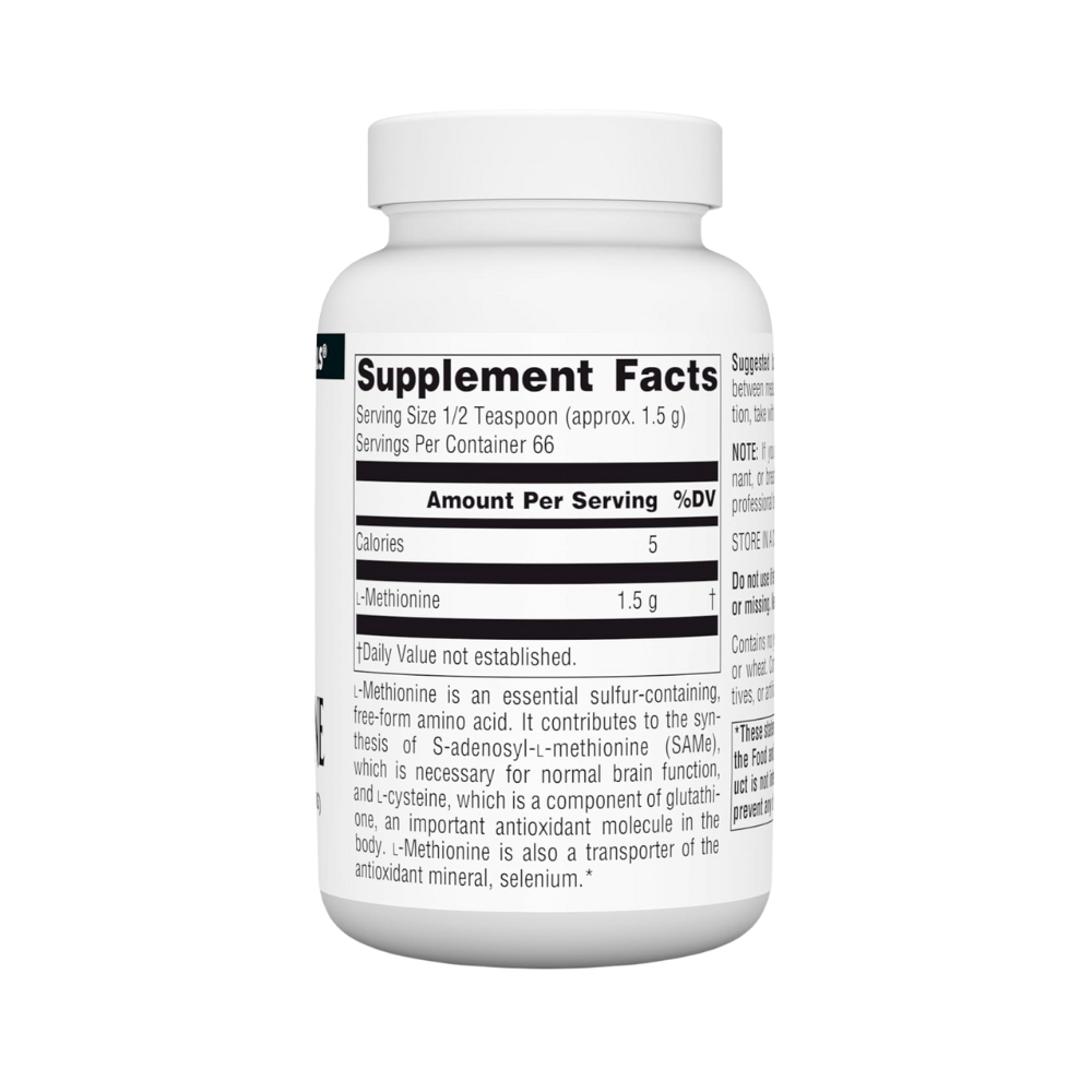 Source Natural, L-Methionine, 3oz powder (100 Grams)