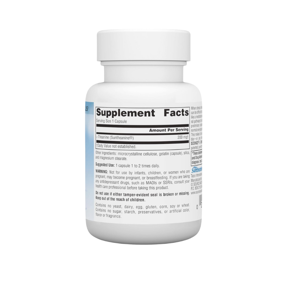 Source Natural, L-Theanine 200mg, 30 Capsules