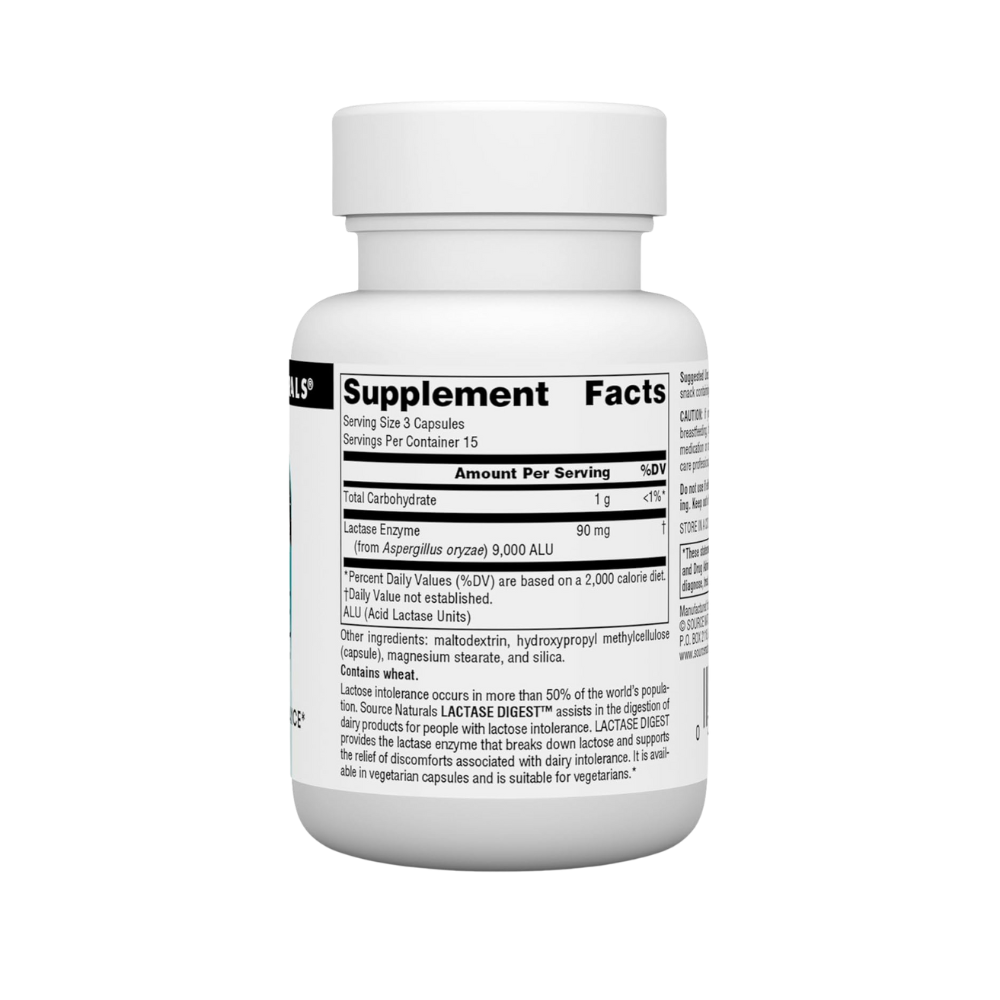 Source Natural, Lactase Digest, 45 Capsules