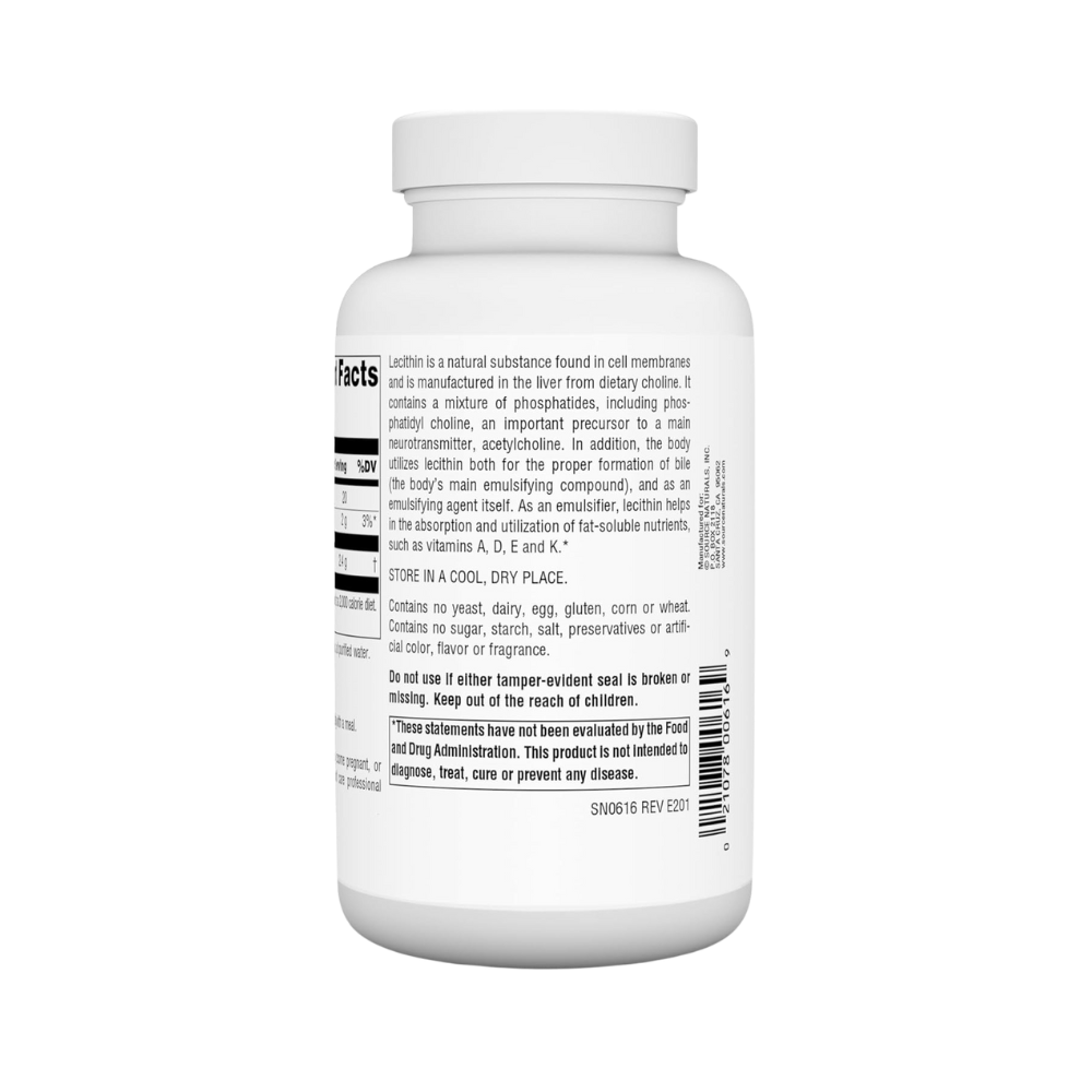 Source Natural, Lecithin, 1200 mg, 100 soft gel