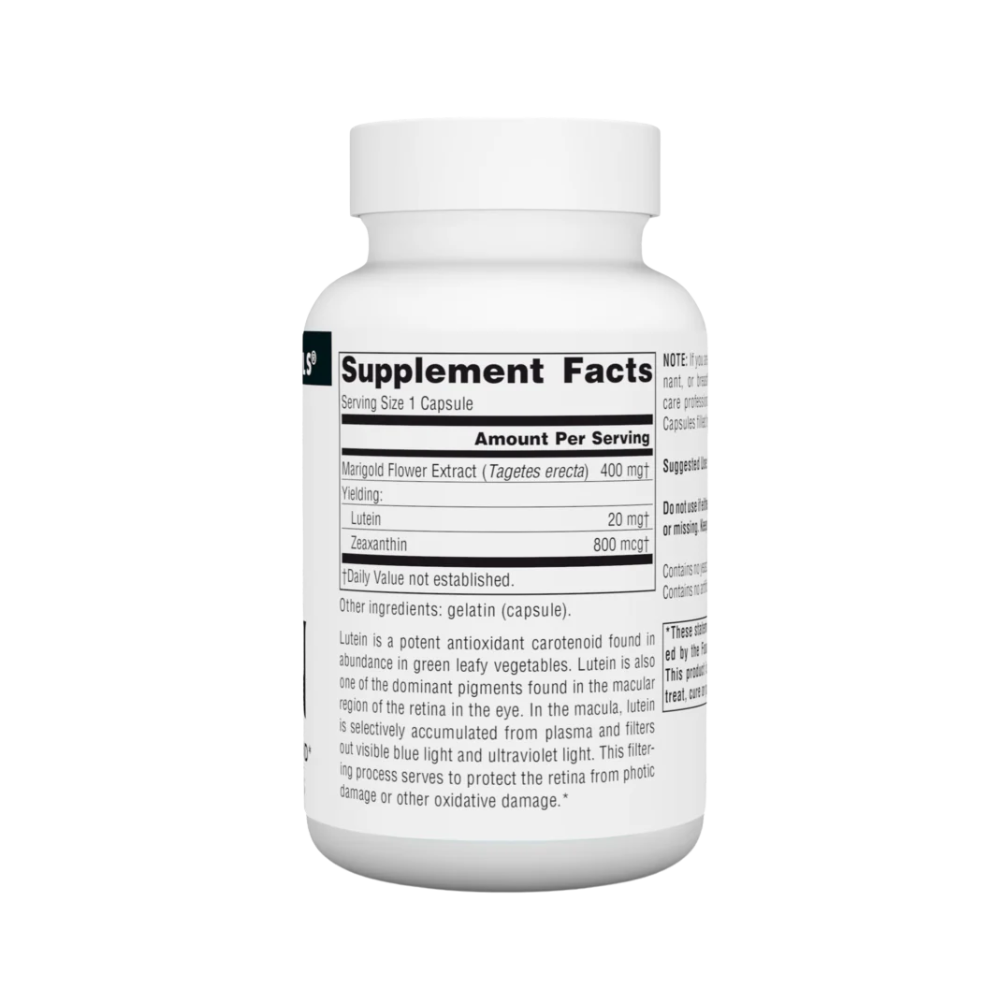 Source Natural, Lutein 20mg, 60 capsules
