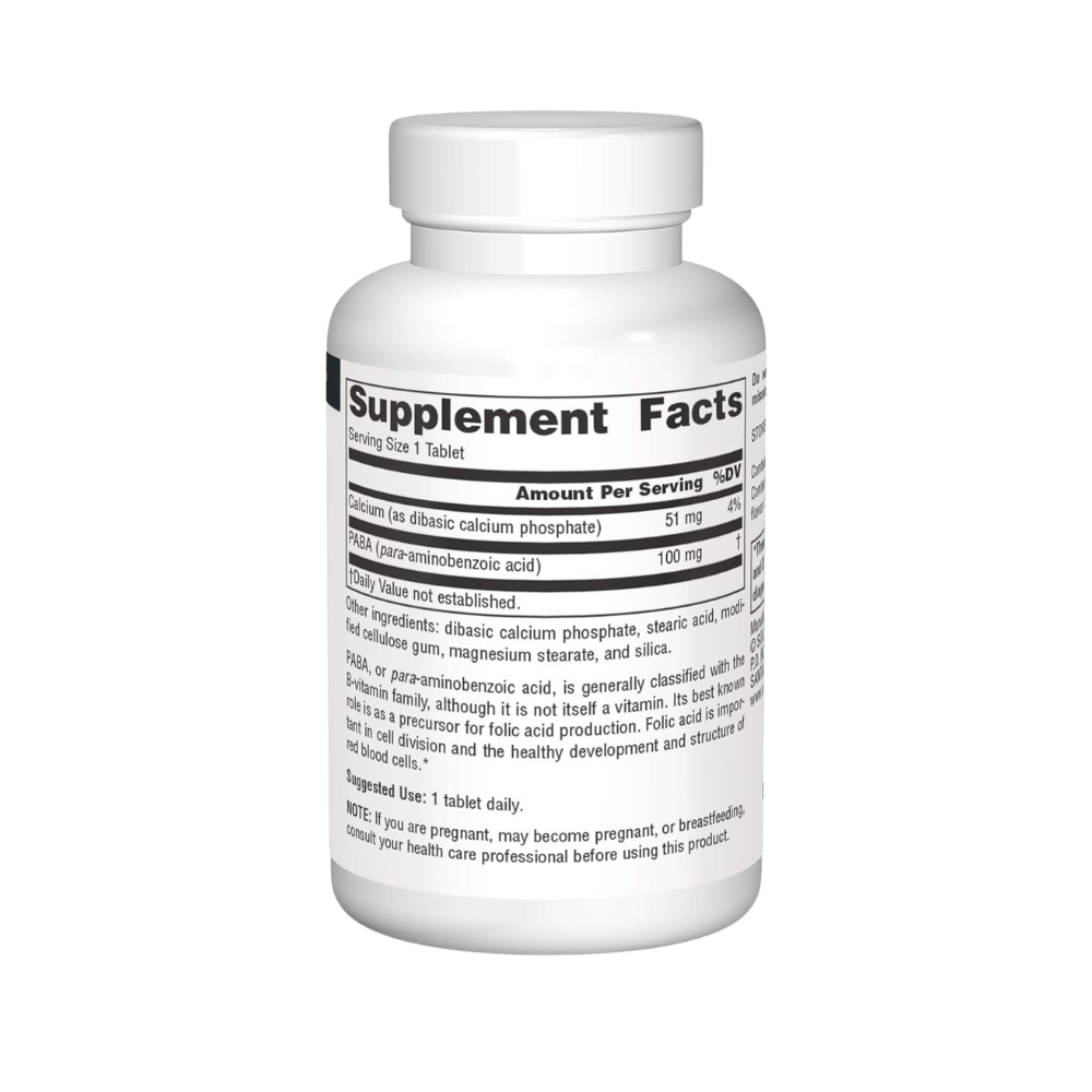 Source Natural, PABA 100mg, 100 tablets