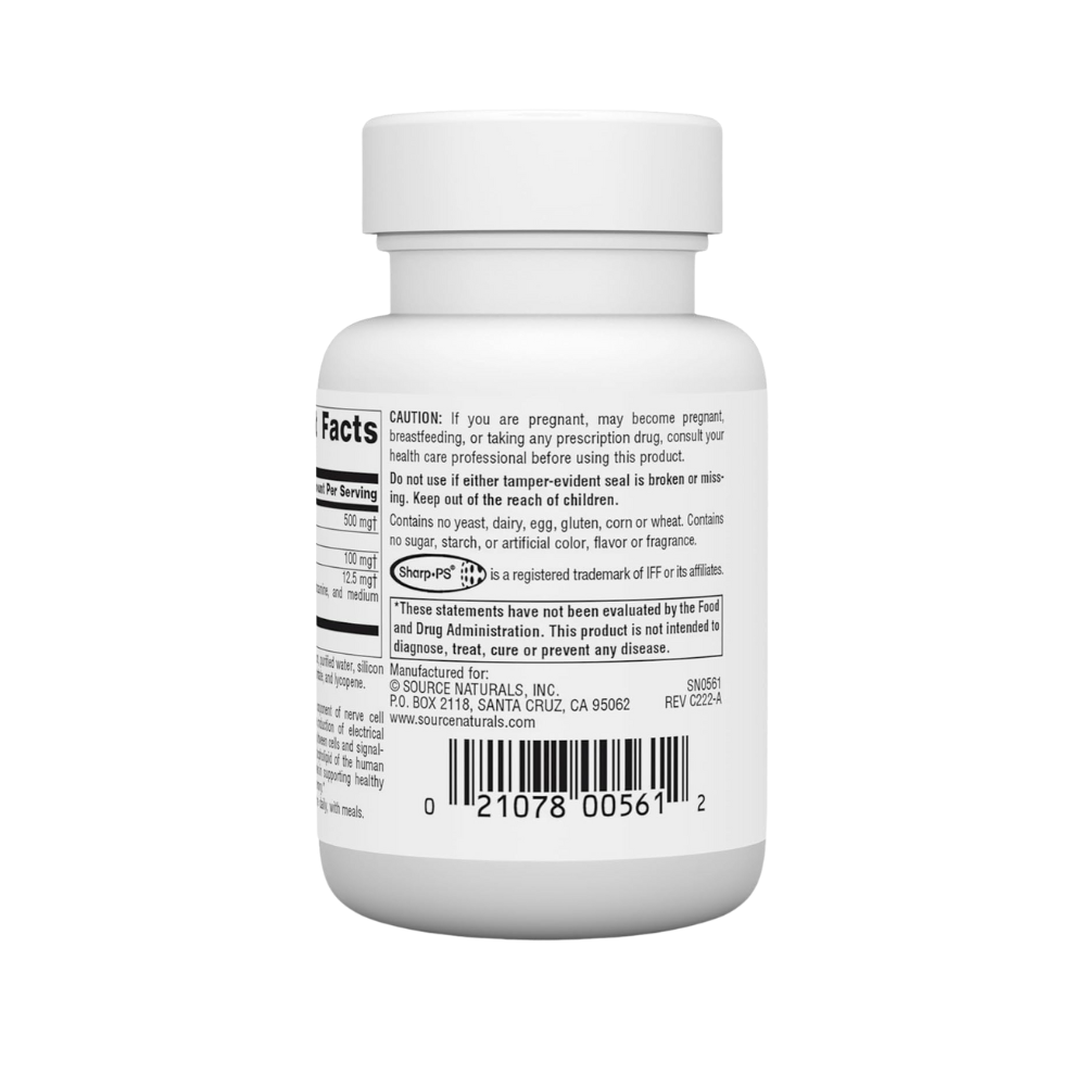 Source Natural, Phosphatidyl Serine complex 500mg, 30 soft gel