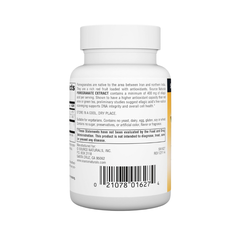 Source Natural, Pomegranate Extract, 60 tablets