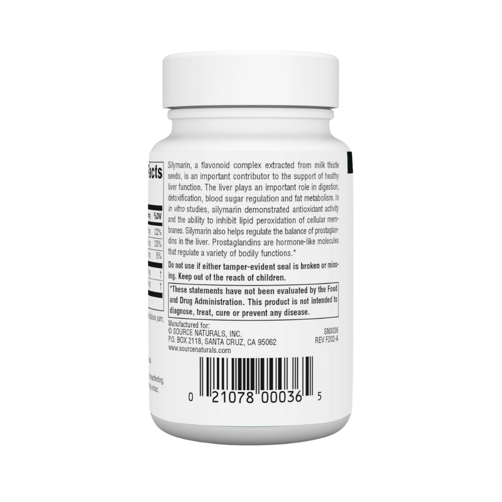 Source Natural, Silymarin Plus, 60 Tablets