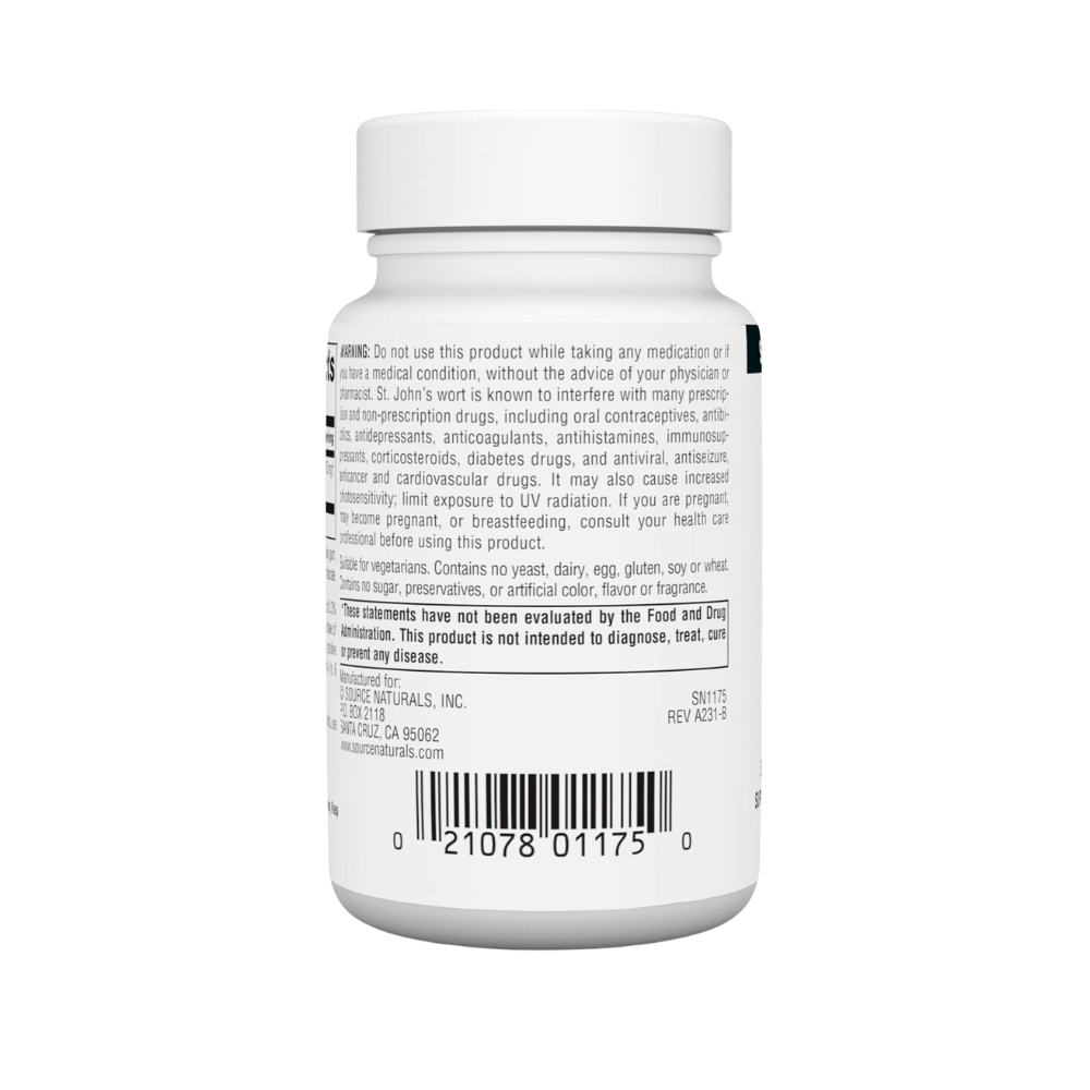 Source Natural, St. John’s Wort 450mg, 90 tablets