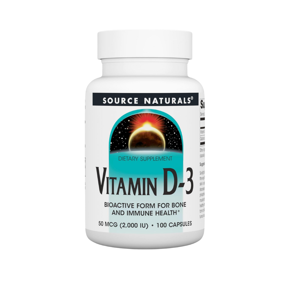 Source Natural, Vitamin D-3 2000 iu, 100 capsules