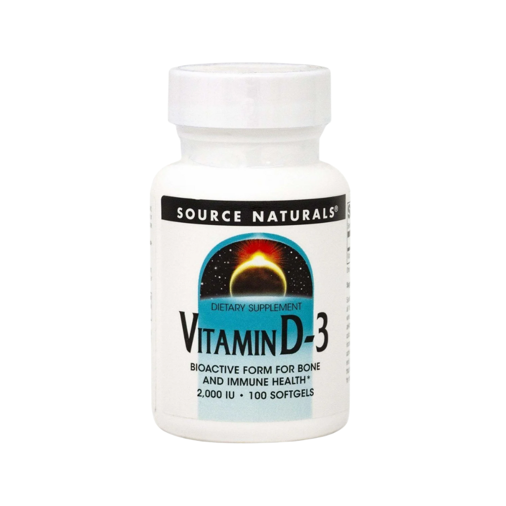 Source Natural, Vitamin D-3 2000 iu, 100 soft gel