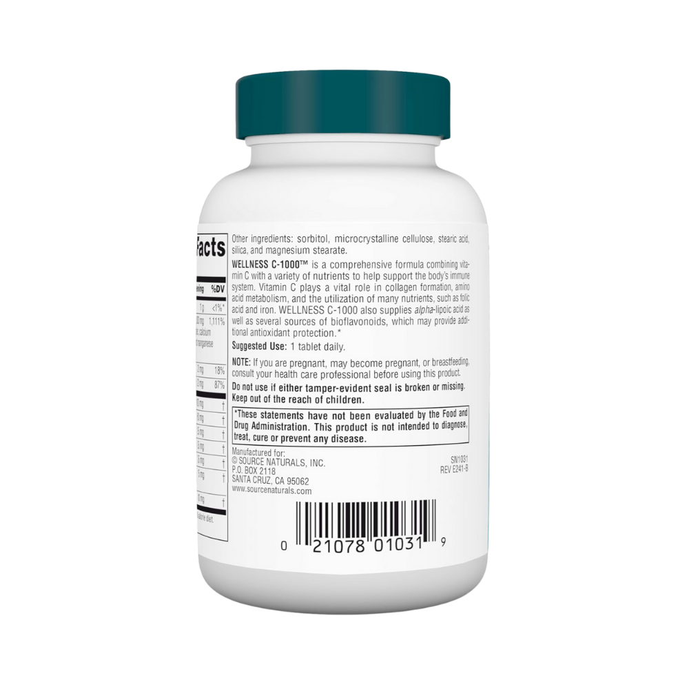 Source Natural, Wellness C-1000, 50 tablets