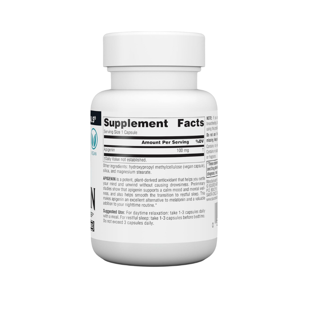 Source Naturals, Apigenin, 60 vegan capsules