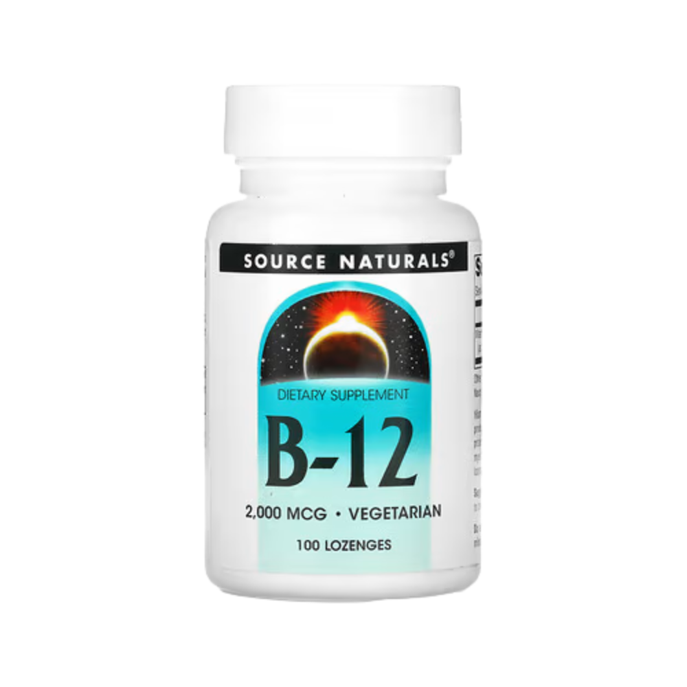 Source Naturals, B-12 (2,000 mcg), 50 Lozenges