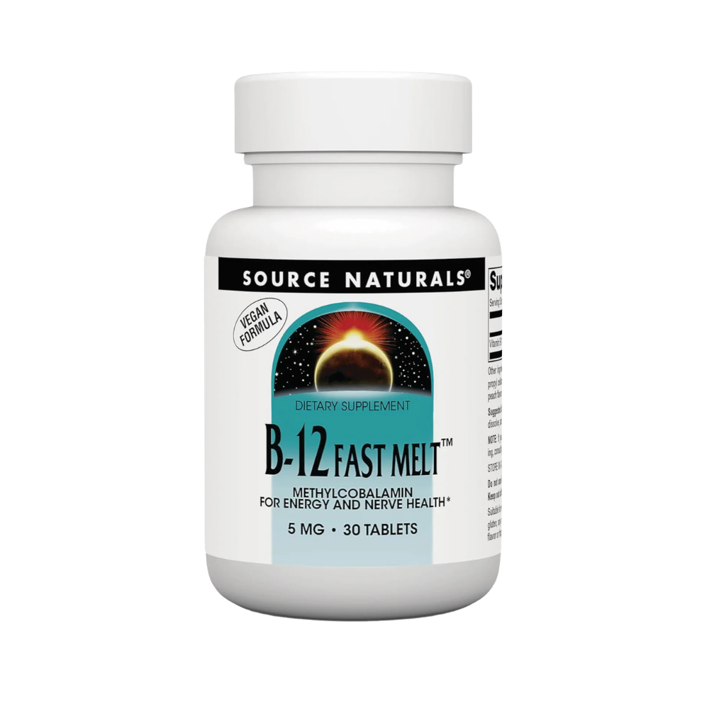 Source Naturals, B-12 Fast Melt, 5mg, 30 Tablets