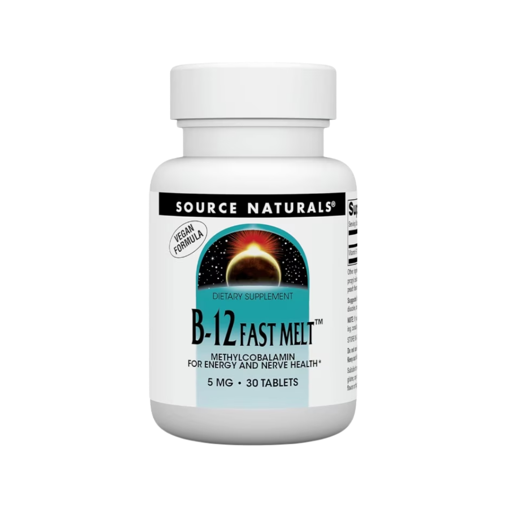 Source Naturals, B-12 Fast Melt, 5mg, 30 tablets