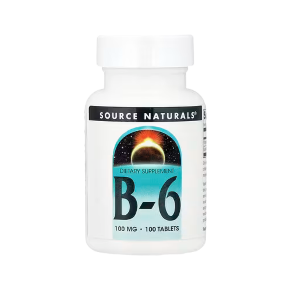 Source Naturals, B-6, 100 Tablets