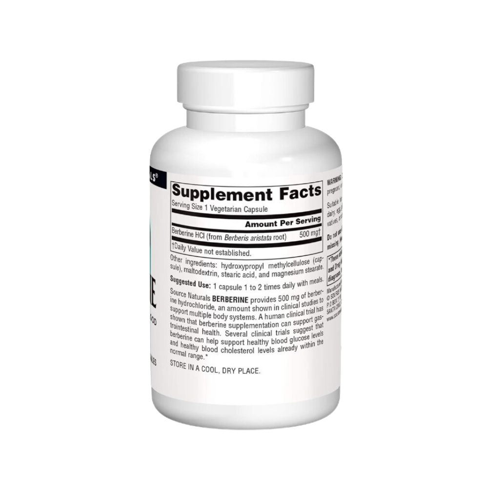 Source Naturals, Berberine, 500 mg, 30 Vegetarian Capsules