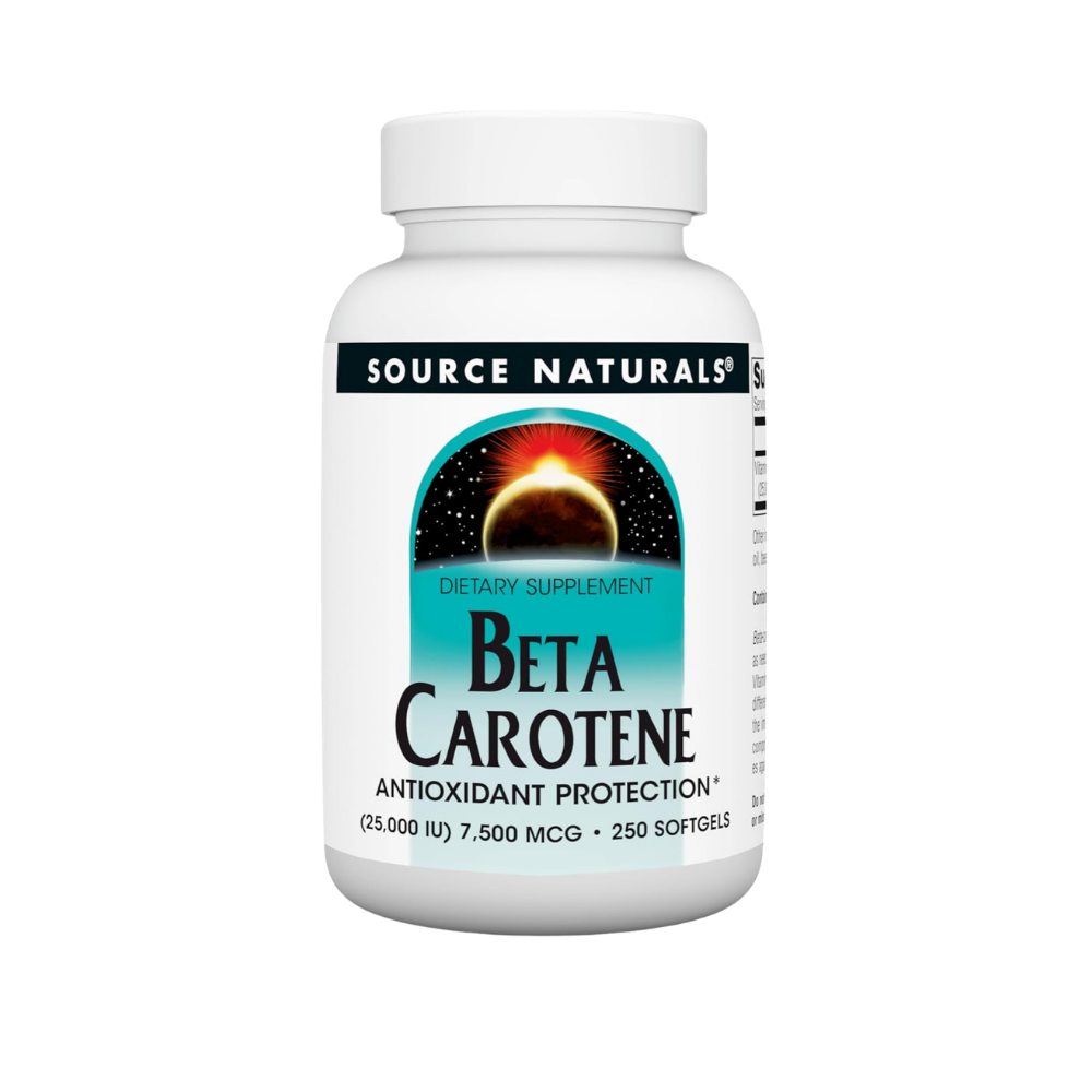 Source Naturals, Beta Carotene, 7,500 mcg (25,000 IU), 100 Softgels