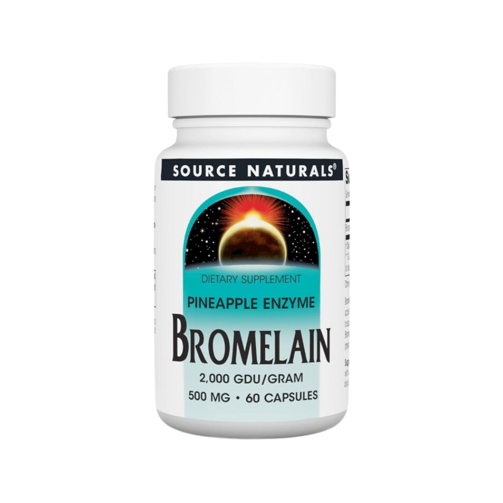 Source Naturals, Bromelain, 500mg, 2,000 GDU, 60 Capsules