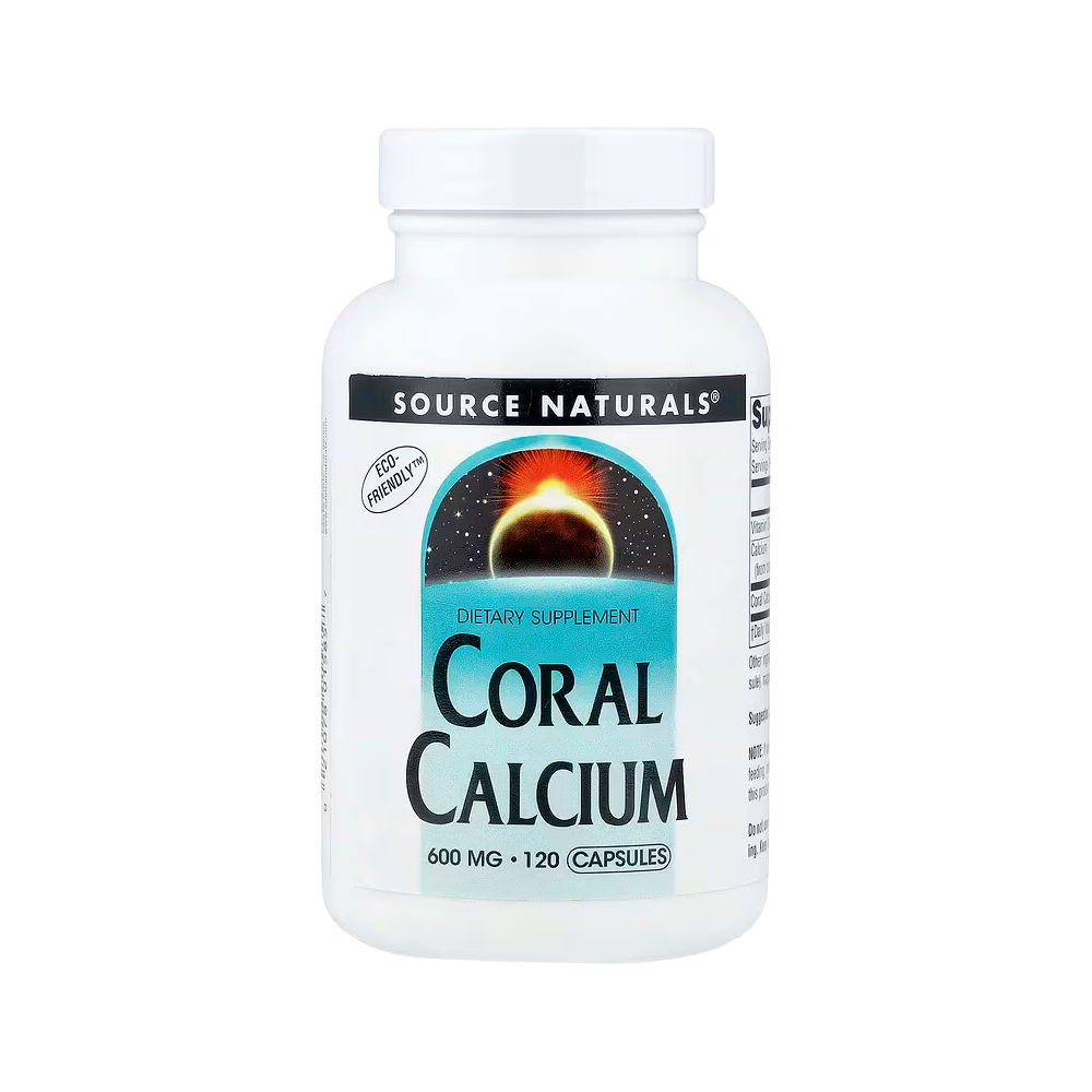 Source Naturals, Coral Calcium  (600mg per Capsule), 120 Capsules