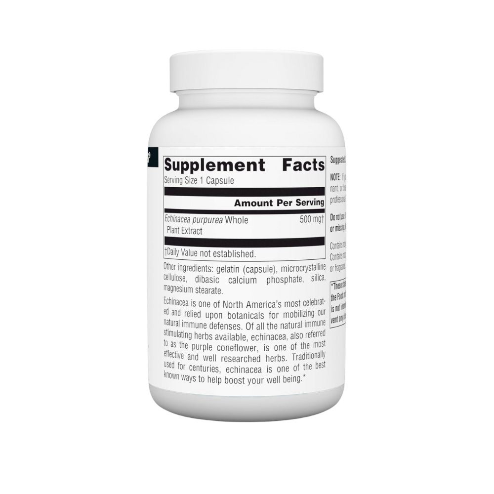 Source Naturals, Echinacea Root Extract (500mg), Supports Immune Defense, 100 Capsules