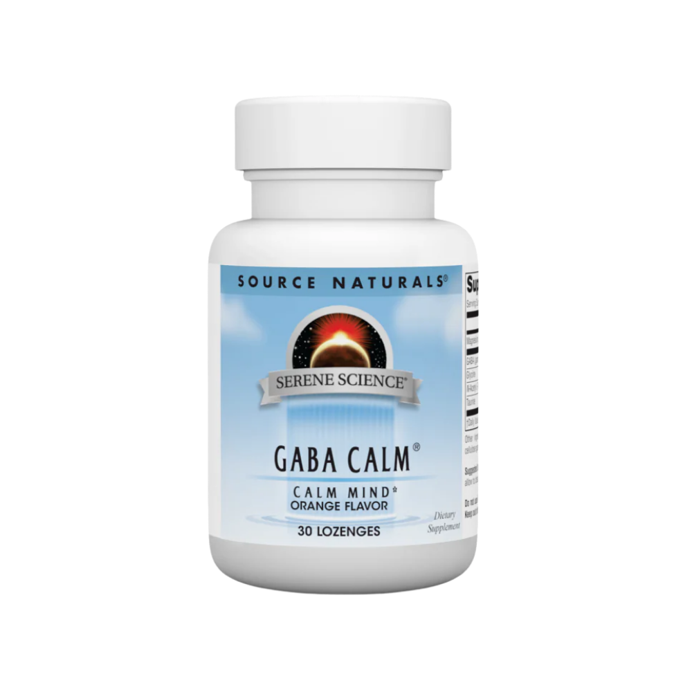Source Naturals, GABA Calm, Orange Flavor, 30 lozenges
